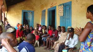 A community organizes their water project